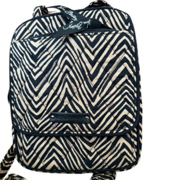 Vera Bradley Handbags - Vera Bradley Petite Quilted Zebra Print Hipster Crossbody Bag